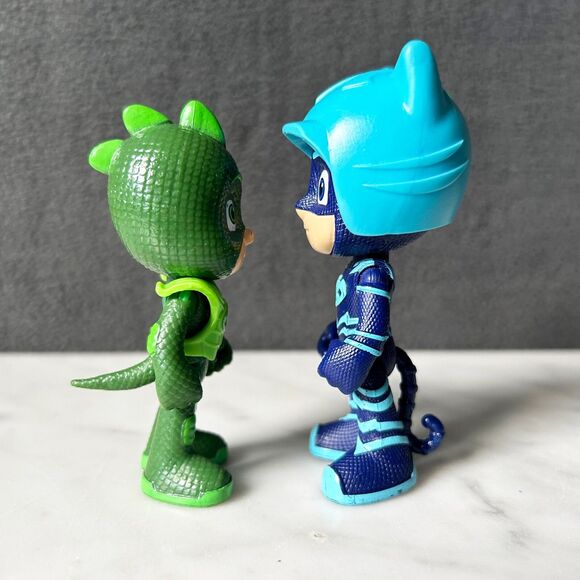 Just Play PJ Masks Catboy and Gekko Poseable Action Figures Toys Hasbro - Picture 3 of 5